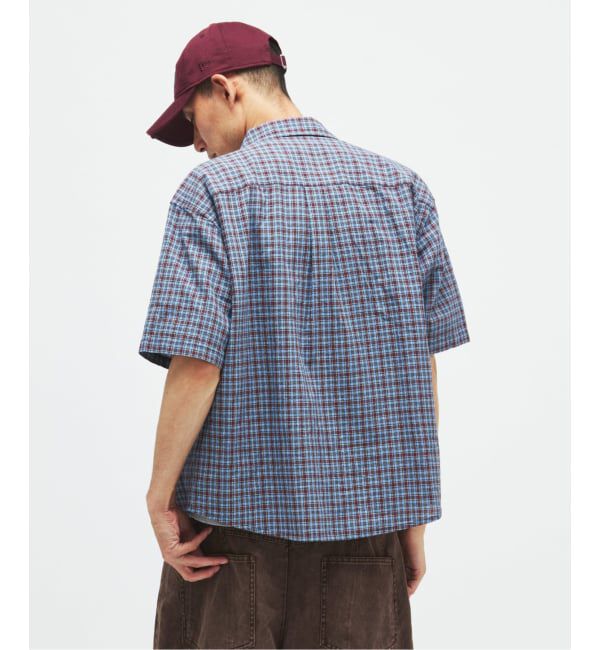 JOURNAL STANDARD「スペック チェック ボイル ジップ シャツ」|シャツ・ブラウス|