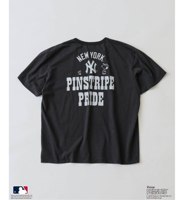 JOURNAL STANDARD relume「《追加予約》PEANUTS / ピーナッツ 別注 MLB ベースボール プリントTシャツ」|Tシャツ・カットソー|