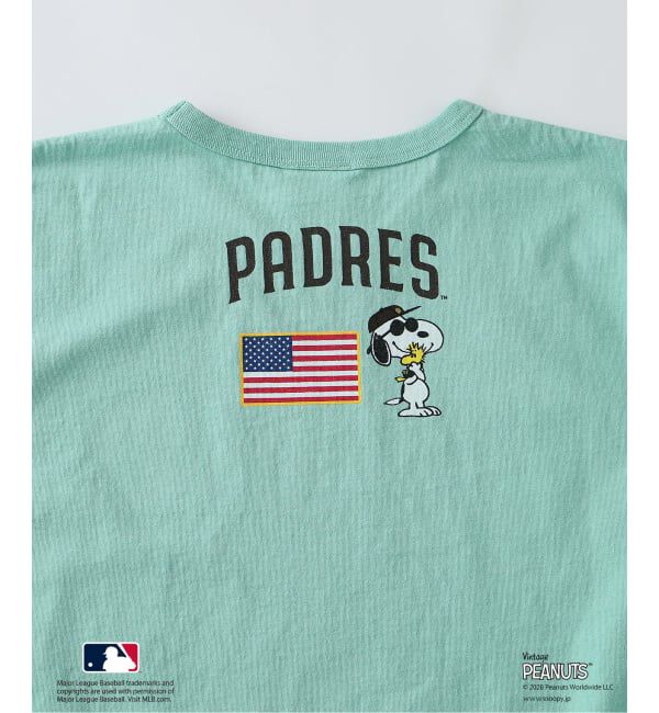JOURNAL STANDARD relume「《追加予約》PEANUTS / ピーナッツ 別注 MLB ベースボール プリントTシャツ」|Tシャツ・カットソー|