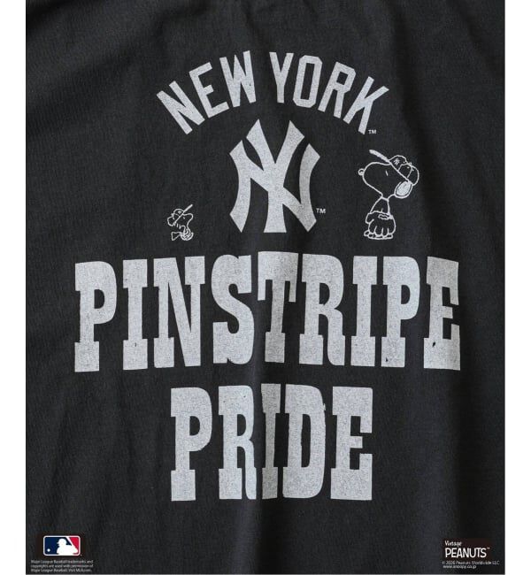 JOURNAL STANDARD relume「《追加予約》PEANUTS / ピーナッツ 別注 MLB ベースボール プリントTシャツ」|Tシャツ・カットソー|