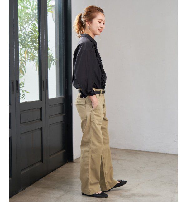 Spick and Span「≪追加≫ルーズベイカーパンツ」|カーゴ|