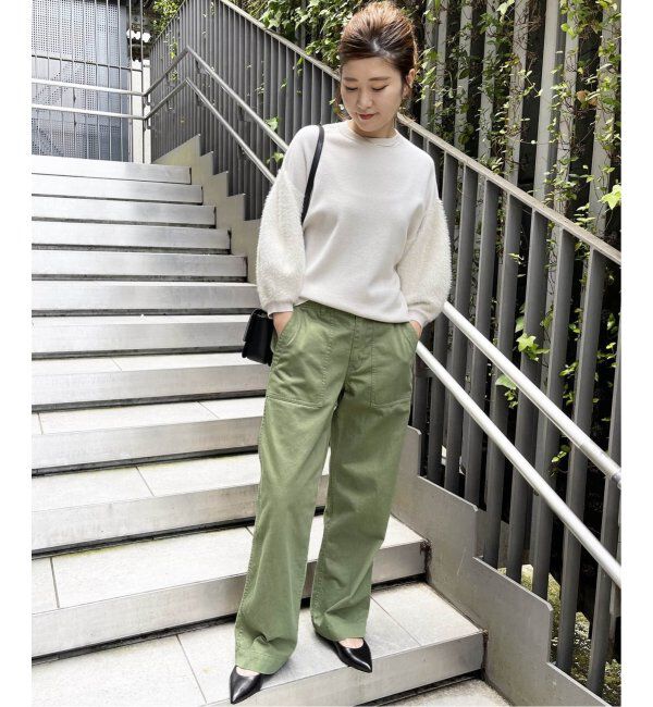 Spick and Span「≪追加≫ルーズベイカーパンツ」|カーゴ|