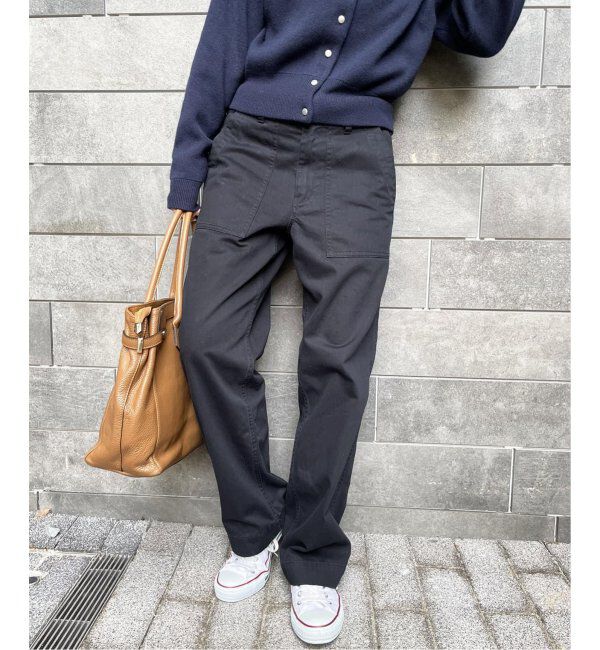 Spick and Span「≪追加≫ルーズベイカーパンツ」|カーゴ|