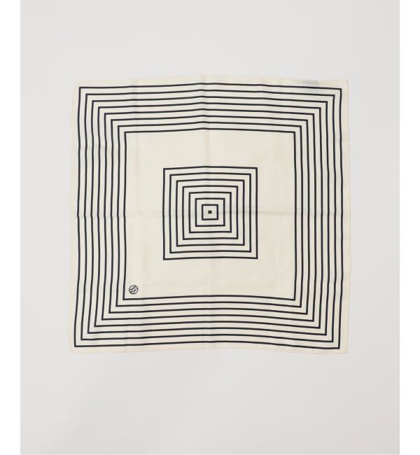 NOBLE「LE SCARF/レスカーフ STRIPED SCARF 50cm」|バンダナ・スカーフ|
