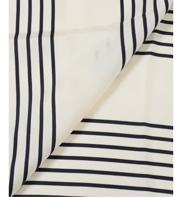 NOBLE「LE SCARF/レスカーフ STRIPED SCARF 50cm」|バンダナ・スカーフ|