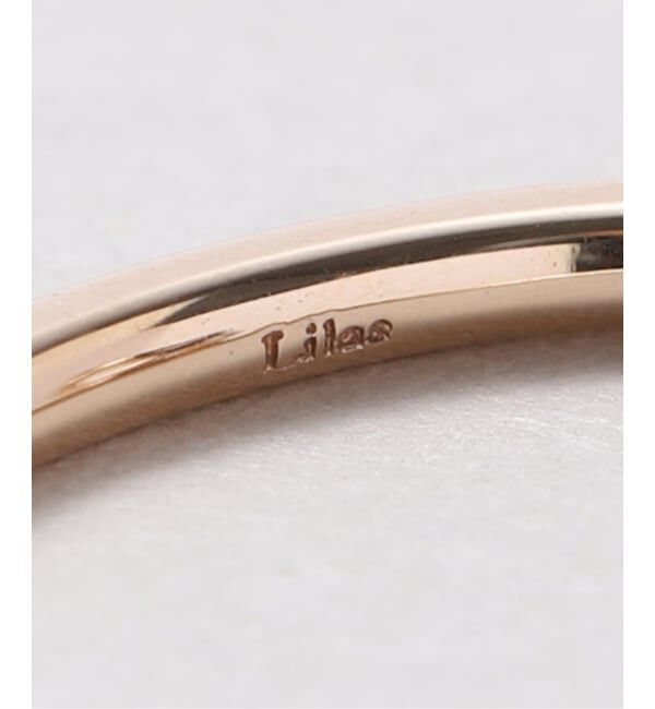 Lilas by Spick&Span「ホワイトトパーズオーバルリング K10」|リング|