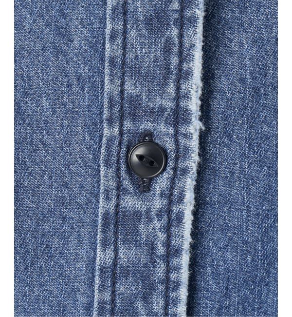 Spick and Span「《予約》6ozダメージデニムシャツ」|シャツ・ブラウス|