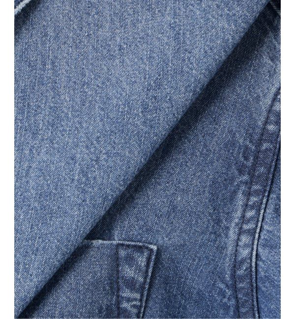 Spick and Span「《予約》6ozダメージデニムシャツ」|シャツ・ブラウス|