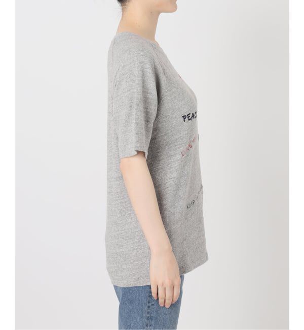 FRAMeWORK「スラブ天竺刺繍ラグランTEE」|Tシャツ・カットソー|