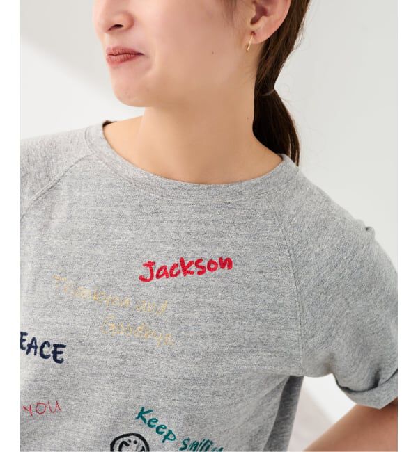 FRAMeWORK「スラブ天竺刺繍ラグランTEE」|Tシャツ・カットソー|