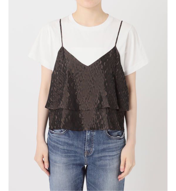 Spick and Span「《追加》TICCA / ティッカ 2wayレオパードビスチェ」|キャミソール|