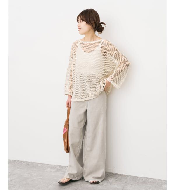Spick and Span「《追加》ACASAM / アカサム メッシュプルオーバー」|Tシャツ・カットソー|