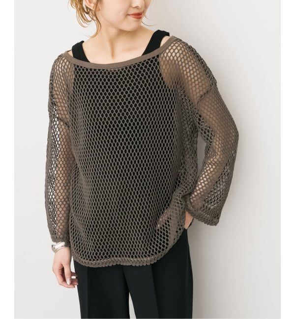 Spick and Span「《追加》ACASAM / アカサム メッシュプルオーバー」|Tシャツ・カットソー|