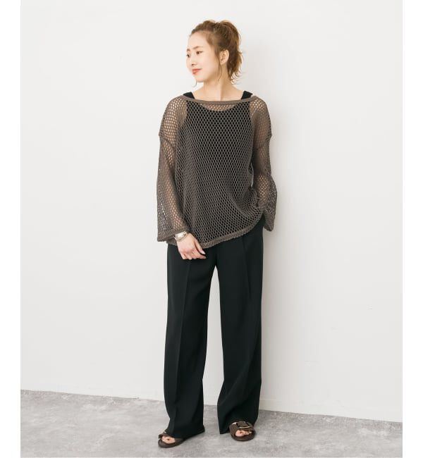 Spick and Span「《追加》ACASAM / アカサム メッシュプルオーバー」|Tシャツ・カットソー|