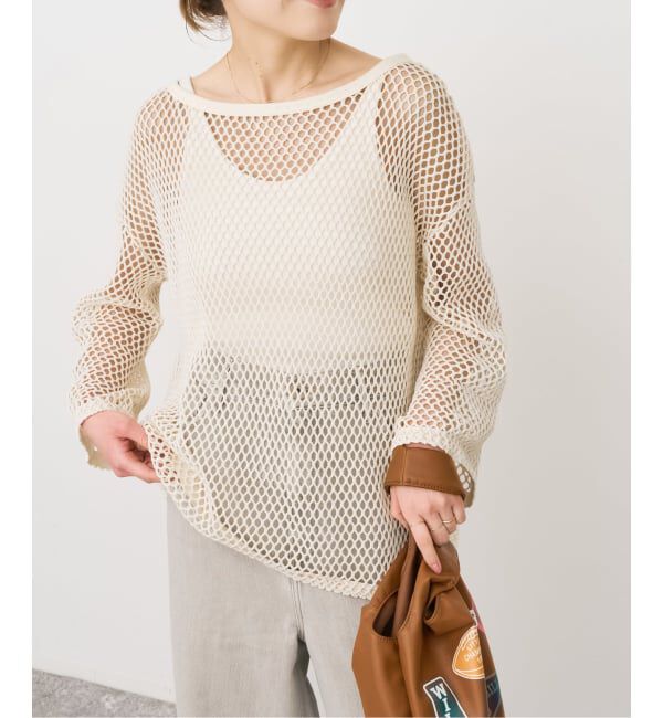 Spick and Span「《追加》ACASAM / アカサム メッシュプルオーバー」|Tシャツ・カットソー|
