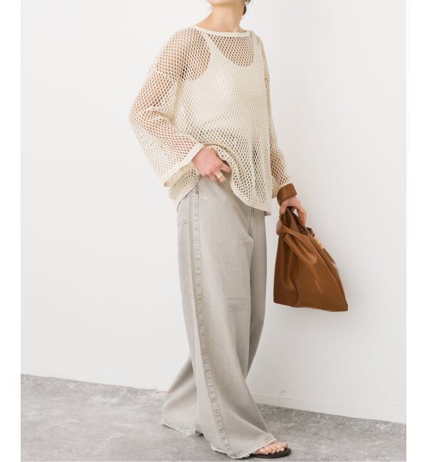 Spick and Span「《追加》ACASAM / アカサム メッシュプルオーバー」|Tシャツ・カットソー|