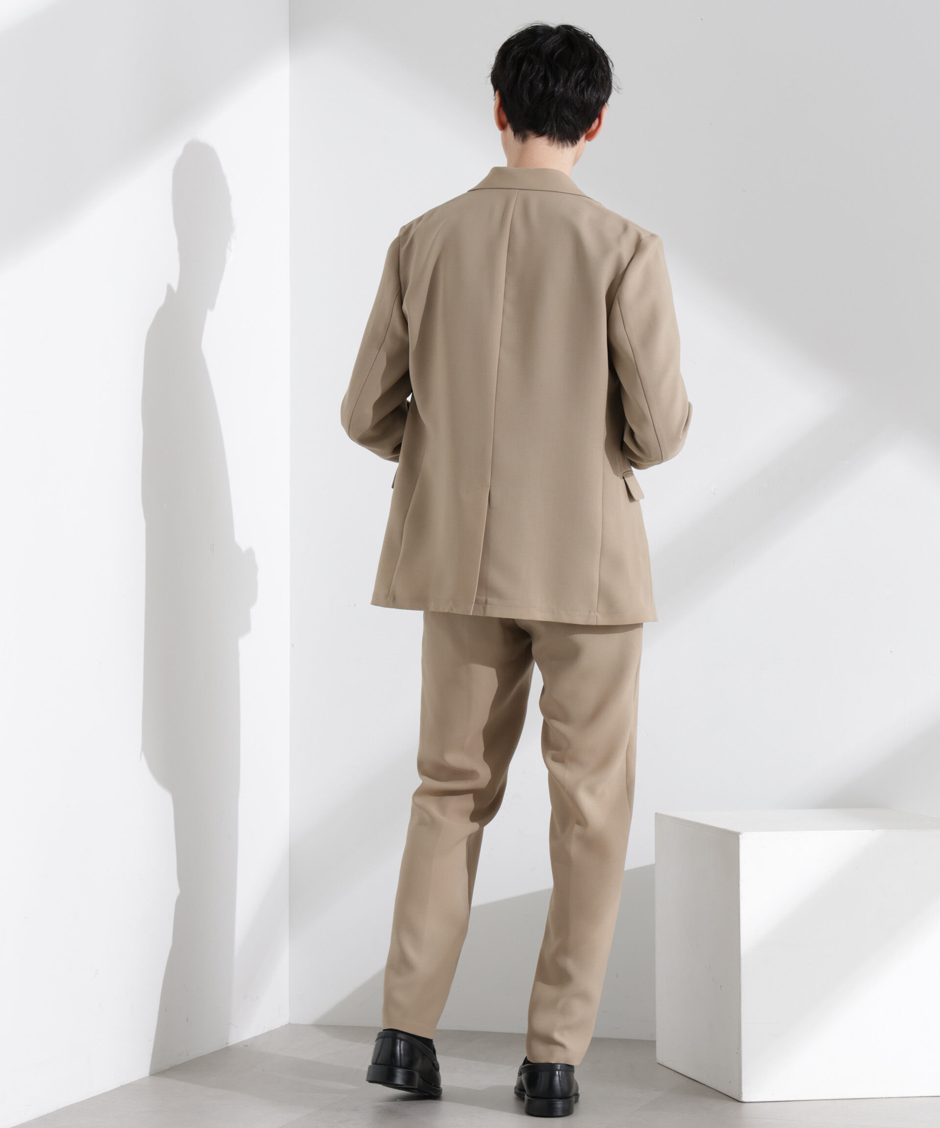 NANO universe「「N TROUSERS PREMIUM」強撚ピケストレッチパンツ(セットアップ可)」|スーツ|