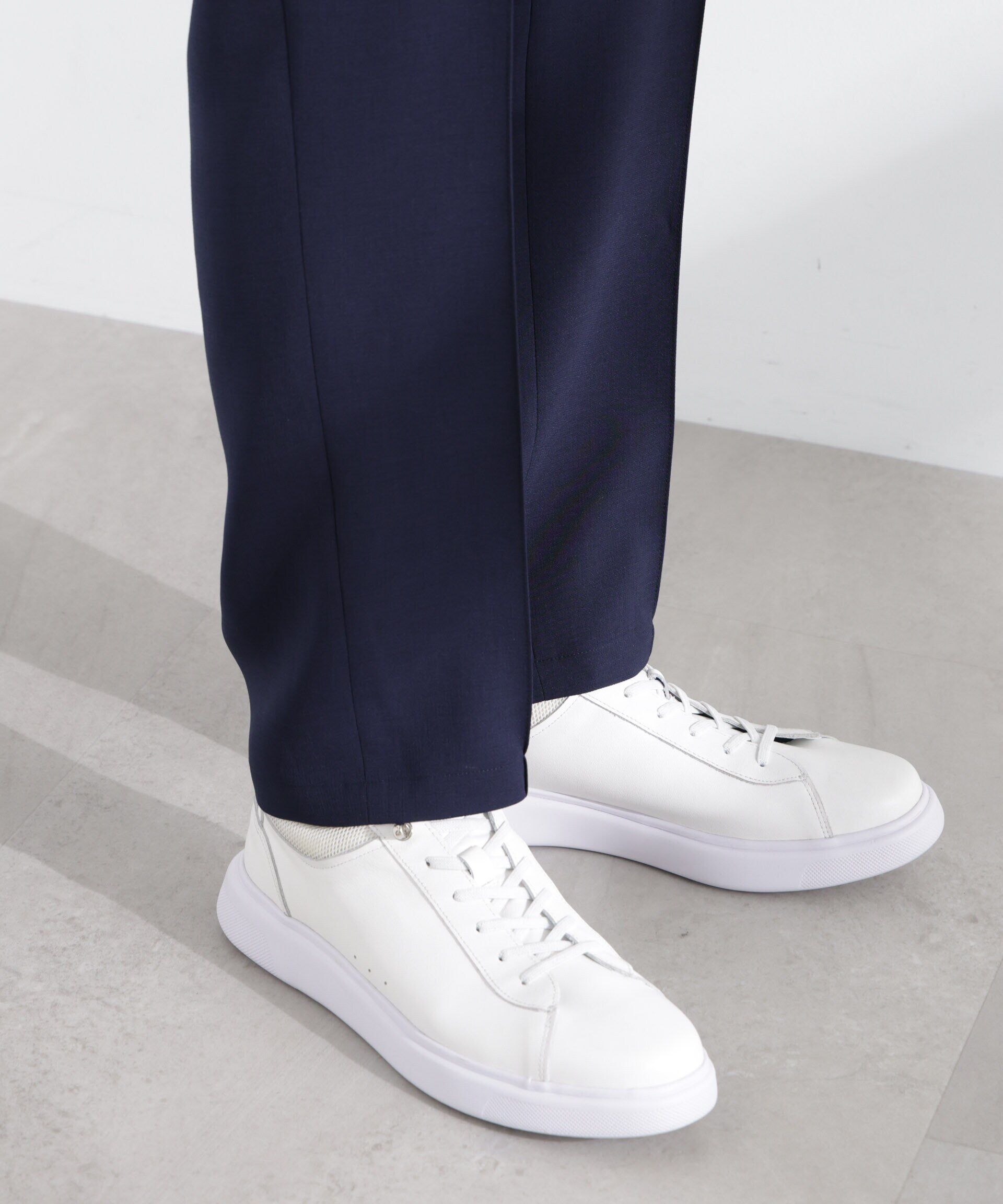 NANO universe「「N TROUSERS PREMIUM」強撚ピケストレッチパンツ(セットアップ可)」|スーツ|