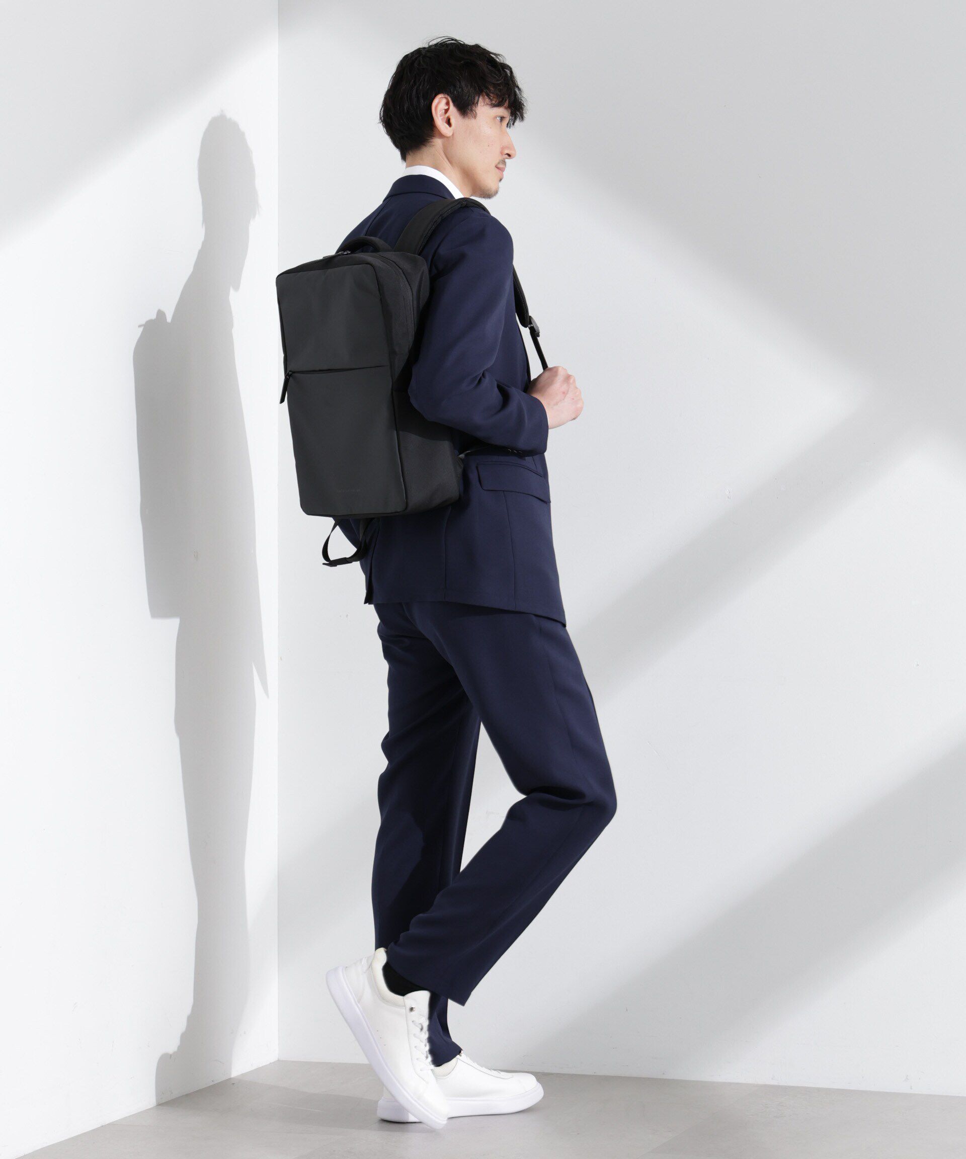 NANO universe「「N TROUSERS PREMIUM」強撚ピケストレッチパンツ(セットアップ可)」|スーツ|