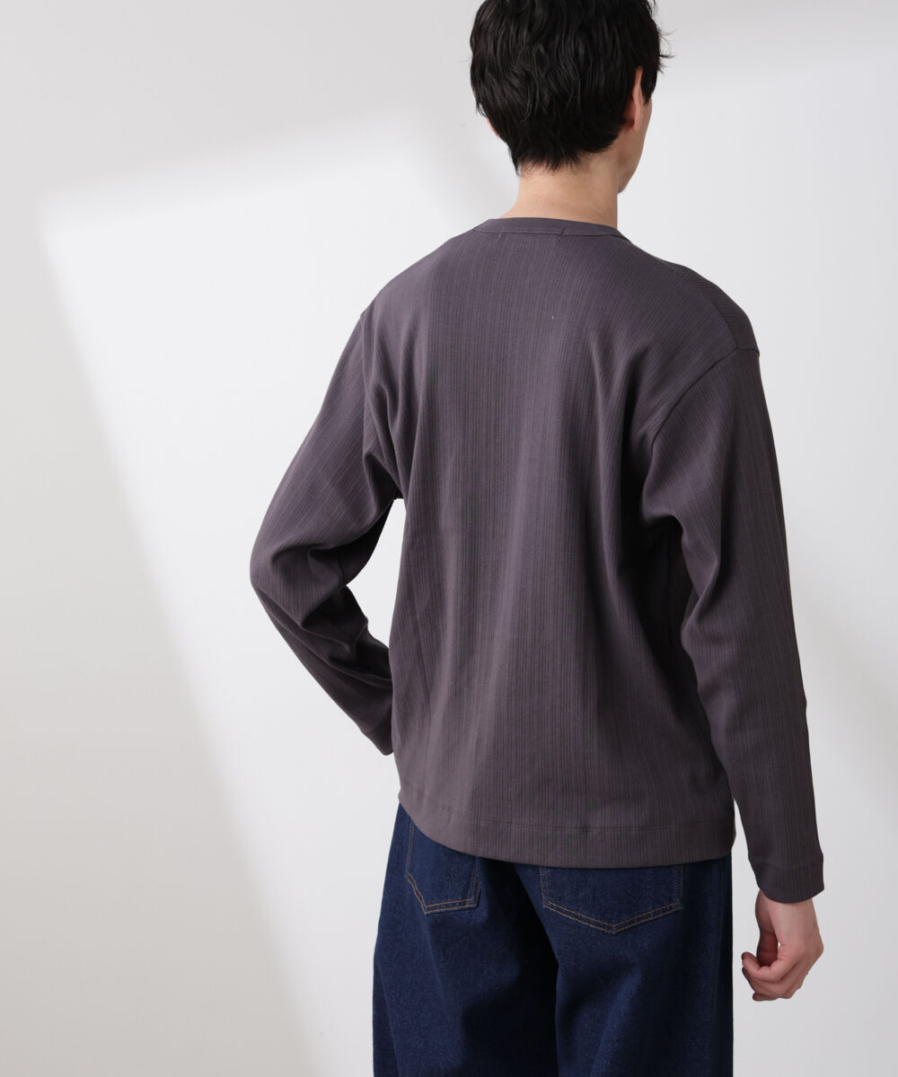 NANO universe「ランダムフライスロングスリーブTシャツ 長袖」|Tシャツ・カットソー|