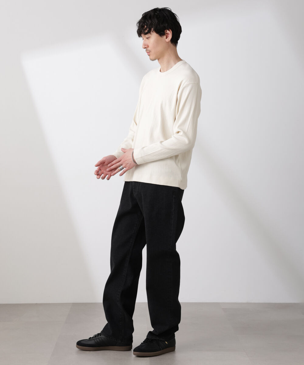 NANO universe「ランダムフライスロングスリーブTシャツ 長袖」|Tシャツ・カットソー|