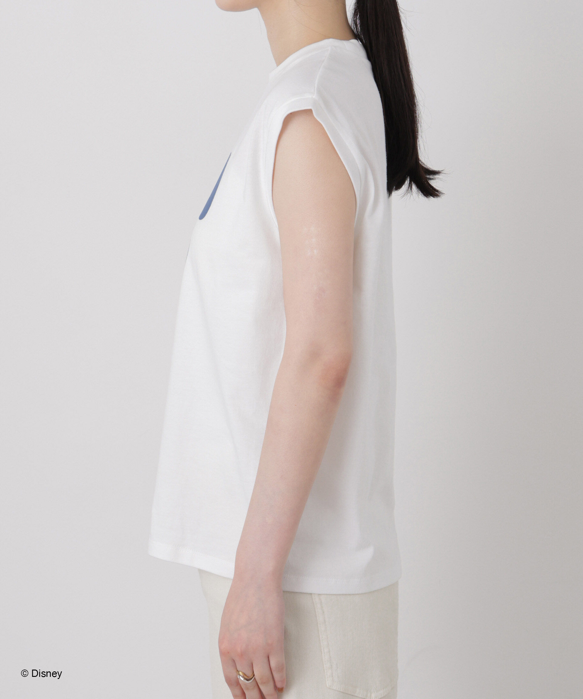 NANO universe「GOOD ROCK SPEED/ Mickey /French sleeve shirts」|Tシャツ・カットソー|