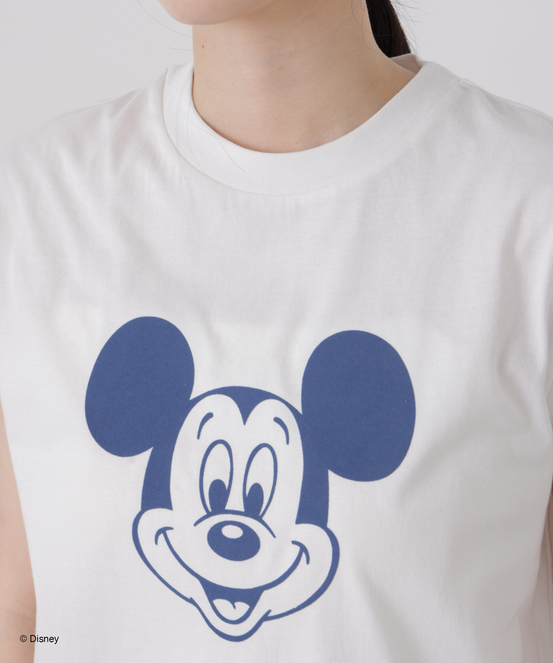 NANO universe「GOOD ROCK SPEED/ Mickey /French sleeve shirts」|Tシャツ・カットソー|