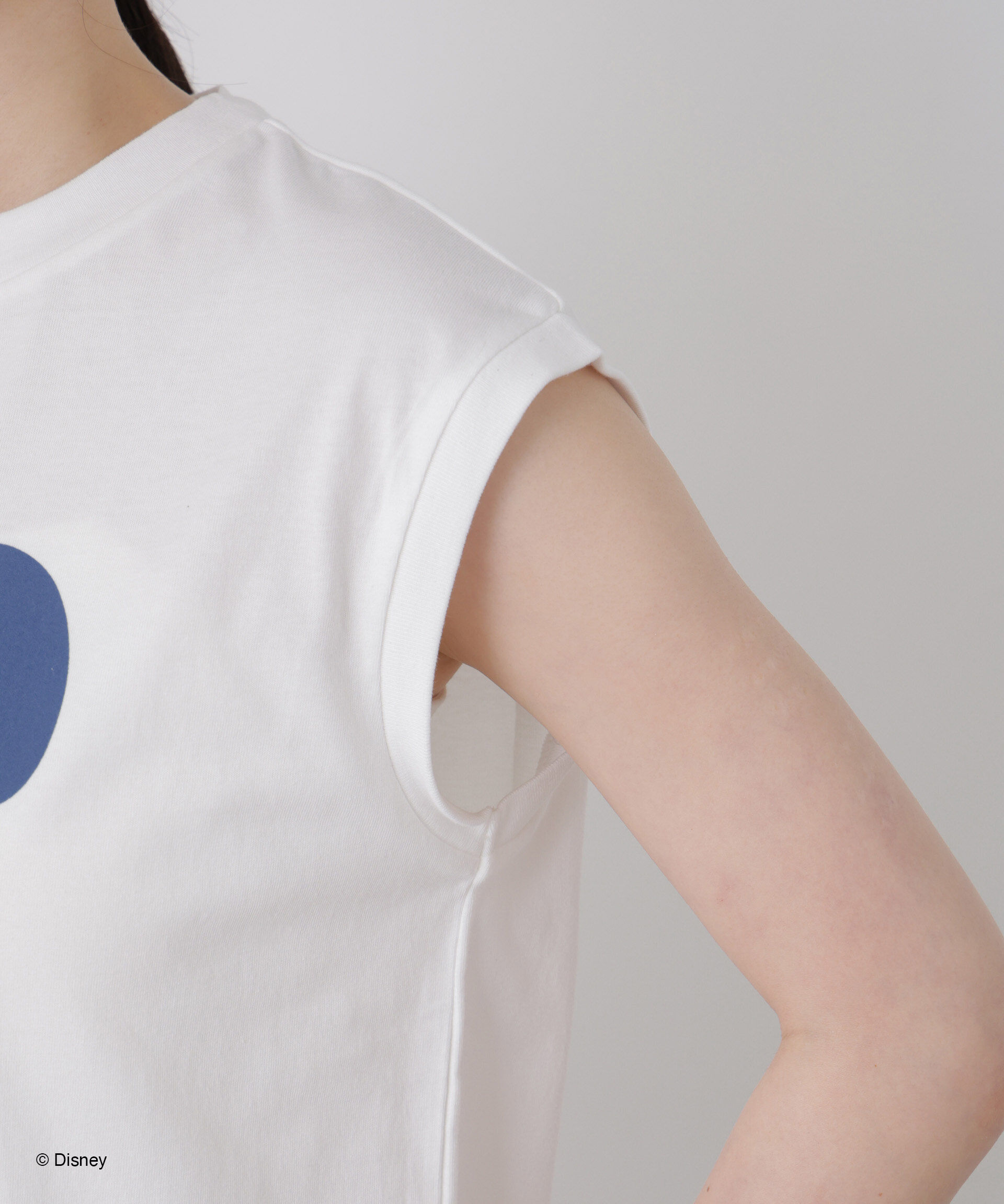 NANO universe「GOOD ROCK SPEED/ Mickey /French sleeve shirts」|Tシャツ・カットソー|