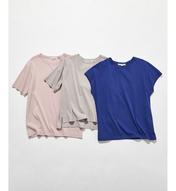 23区「【接触冷感/洗える】フレンチスリーブ IT TEE」|Tシャツ・カットソー|