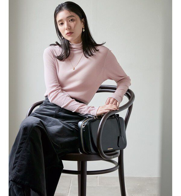23区「【SLOW/一部店舗限定】新色追加！シアーリブロンTEE タートルネック カットソー」|Tシャツ・カットソー|