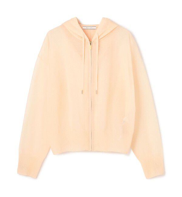 BEIGE,「SIDERITE / シアージップフーディーニット」|ニット・セーター|
