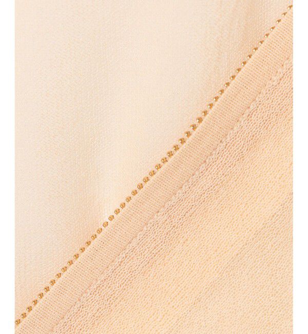 BEIGE,「SIDERITE / シアージップフーディーニット」|ニット・セーター|