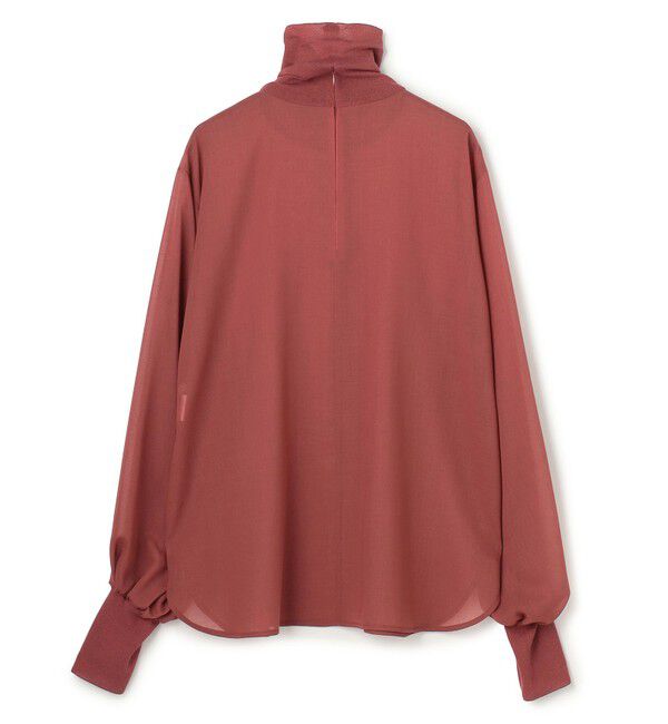BEIGE,「MOYE / ニットドッキング ロングスリーブブラウス」|シャツ・ブラウス|