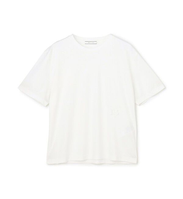 BEIGE,「COOKE / オリジナルロゴ刺繍Tシャツ」|Tシャツ・カットソー|