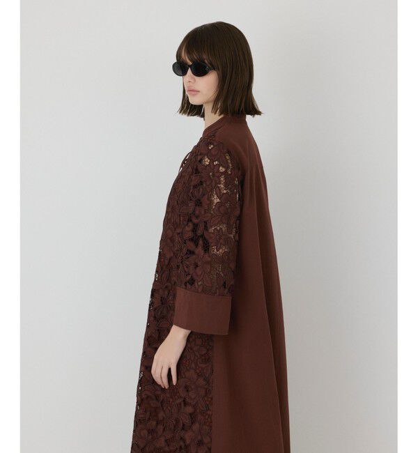 GRACE CONTINENTAL「カットワークAラインワンピース」|ワンピース|