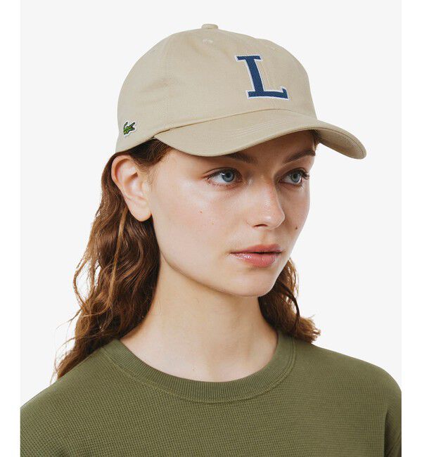 LACOSTE「コットンツイルLロゴキャップ」|キャップ・キャスケット|