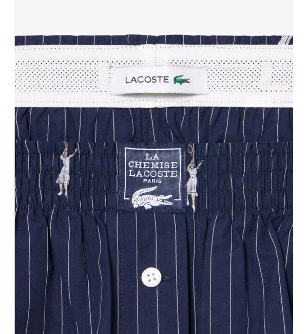 LACOSTE「プレイヤージャカード ストライプボクサーショーツ」|その他|