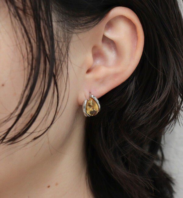 fredy emue「クリアストーンワンタッチピアス」|ピアス|