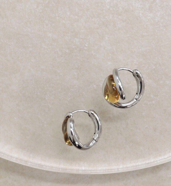 fredy emue「クリアストーンワンタッチピアス」|ピアス|