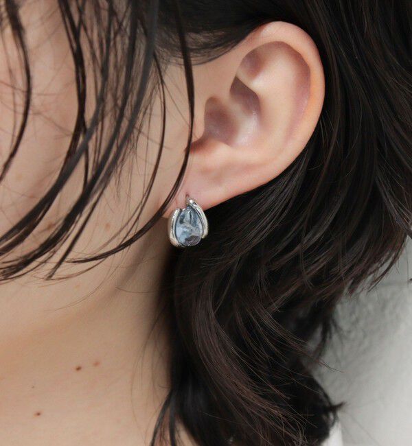 fredy emue「クリアストーンワンタッチピアス」|ピアス|