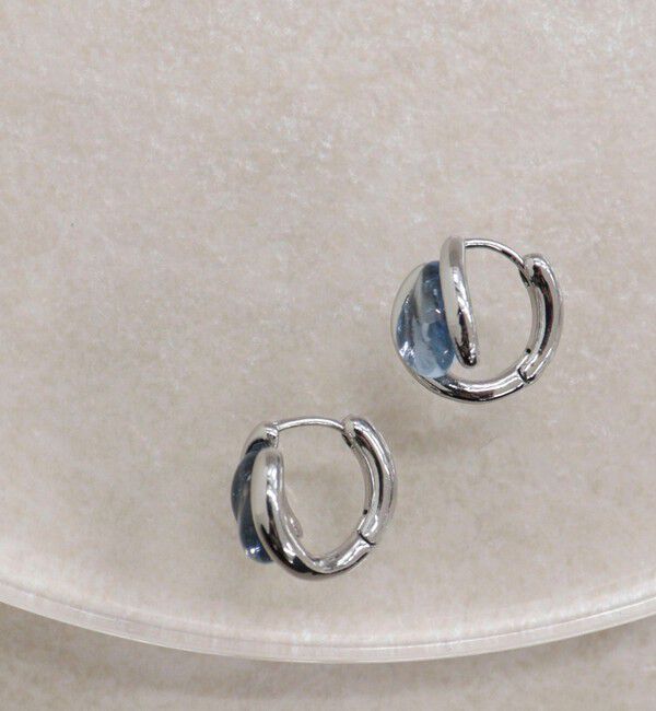 fredy emue「クリアストーンワンタッチピアス」|ピアス|