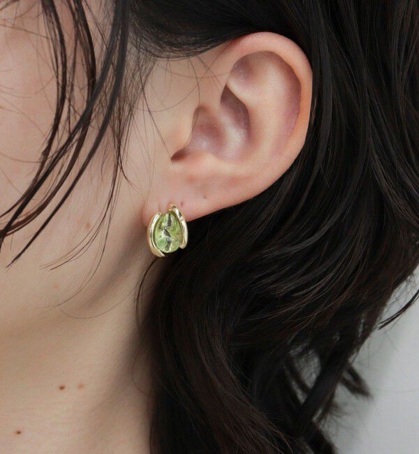 fredy emue「クリアストーンワンタッチピアス」|ピアス|