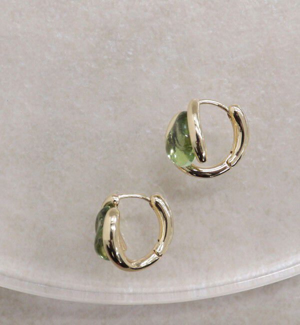 fredy emue「クリアストーンワンタッチピアス」|ピアス|