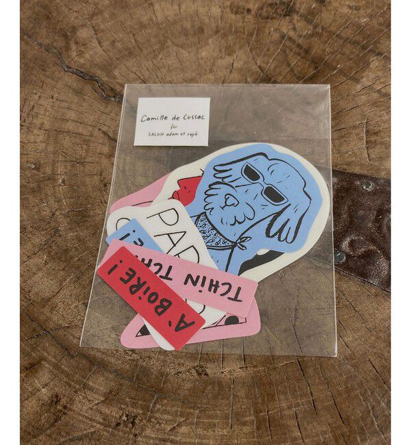 SALON adam et rope'「【Camille de Cussac by SALON】アートステッカーセット」|ステーショナリー|