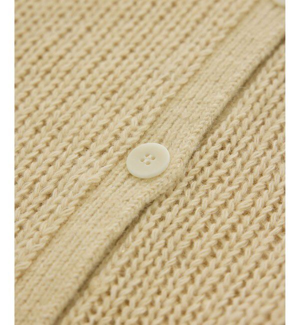 SALON adam et rope'「COTTON/YAC ラメ2WAYクロップドニットカーディガン」|カーディガン|