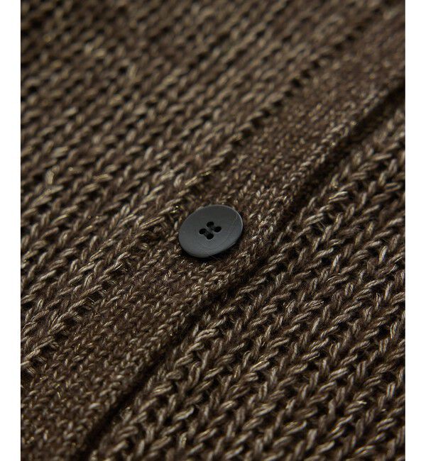 SALON adam et rope'「COTTON/YAC ラメ2WAYクロップドニットカーディガン」|カーディガン|