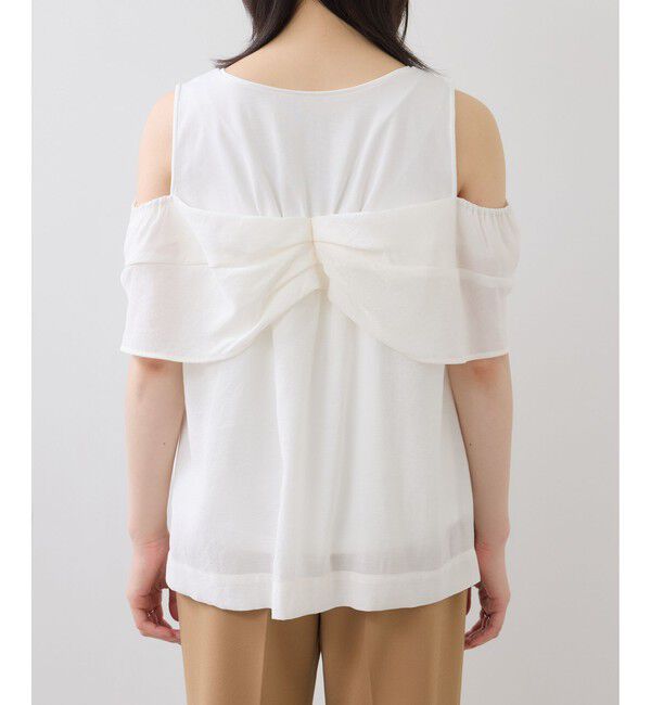 VIS「フロントリボンドッキングトップス/2WAY」|Tシャツ・カットソー|