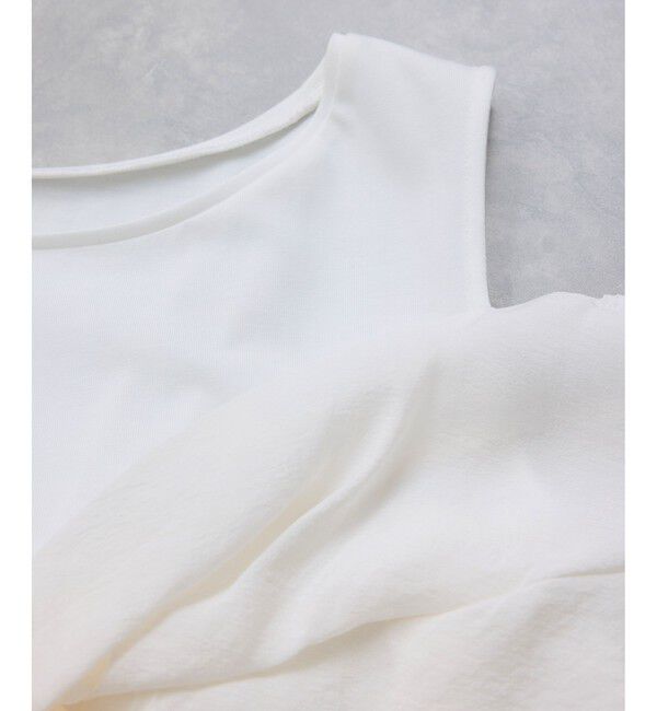 VIS「フロントリボンドッキングトップス/2WAY」|Tシャツ・カットソー|