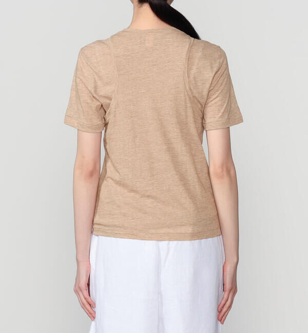 UNFIL「UNFIL | スラブヤーン レイヤードトップス WOMEN」|Tシャツ・カットソー|