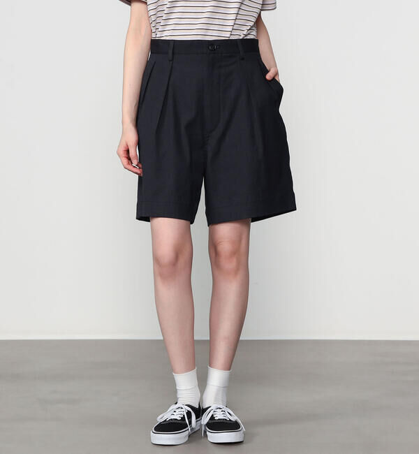  「ORCIVAL | 〈別注〉 ボディシェルオックスフォード タックショーツ WOMEN」|その他|BLACK